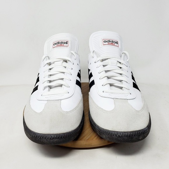 Adidas Samba OG Shoes Mens 12 White Black Soccer Low Turf Indoor Sneaker - Picture 3 of 14